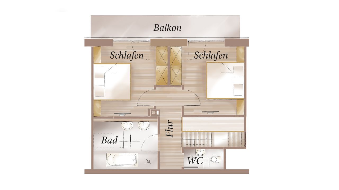 Grundriss 2. Obergeschoss Grundriss 2. Obergeschoss